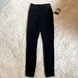 Nike sculpt tight fit black small leggings workout pants skinny sheer athletic